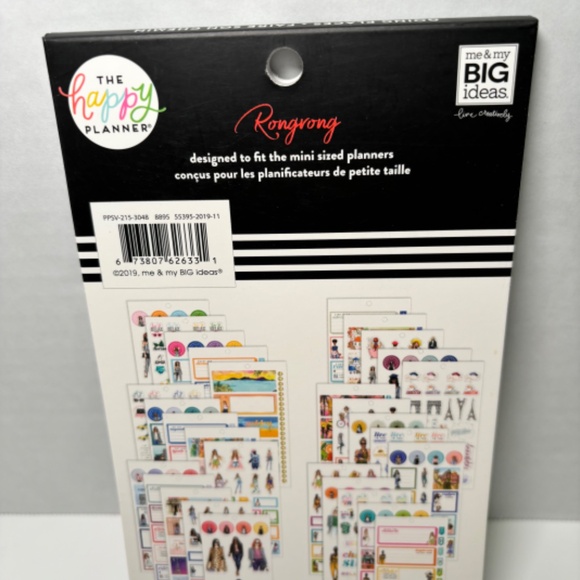 NEW The Happy Planner Sticker Sheet Book Mini Calendar GOING PLACES Rongrong 544 - Picture 6 of 16